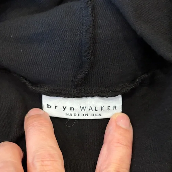 bryn Walker Black Hooded Sweatshirt - Picture 5 of 6